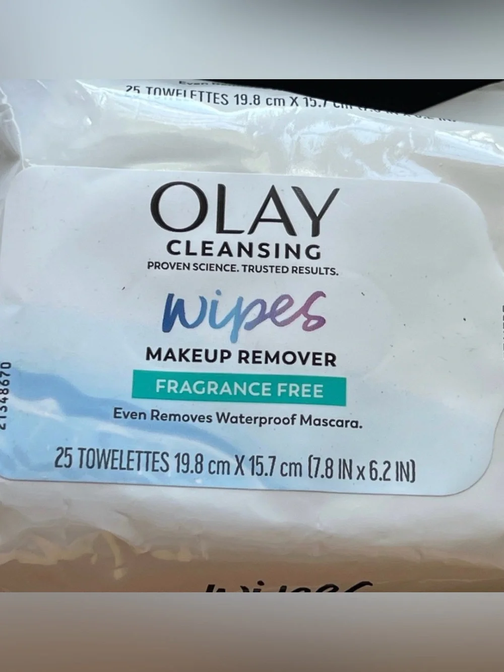 Olay Fragrance Free Makeup Removing Facial Wipes Non Greasy Formula x 3 Packs